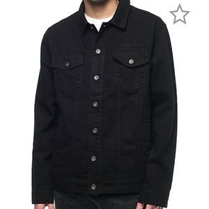 Sketchy Tank - Black Denim Jacket